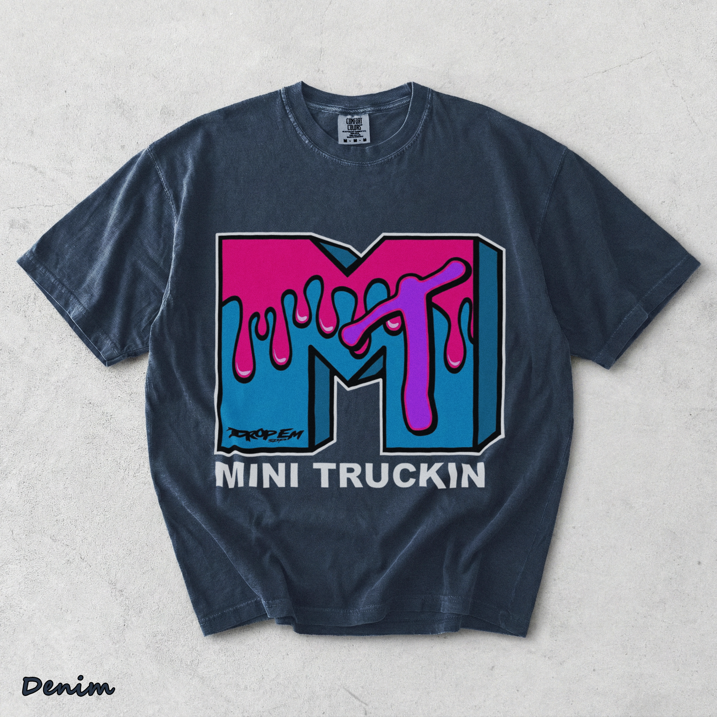 Mini Truckin - Denim mockup