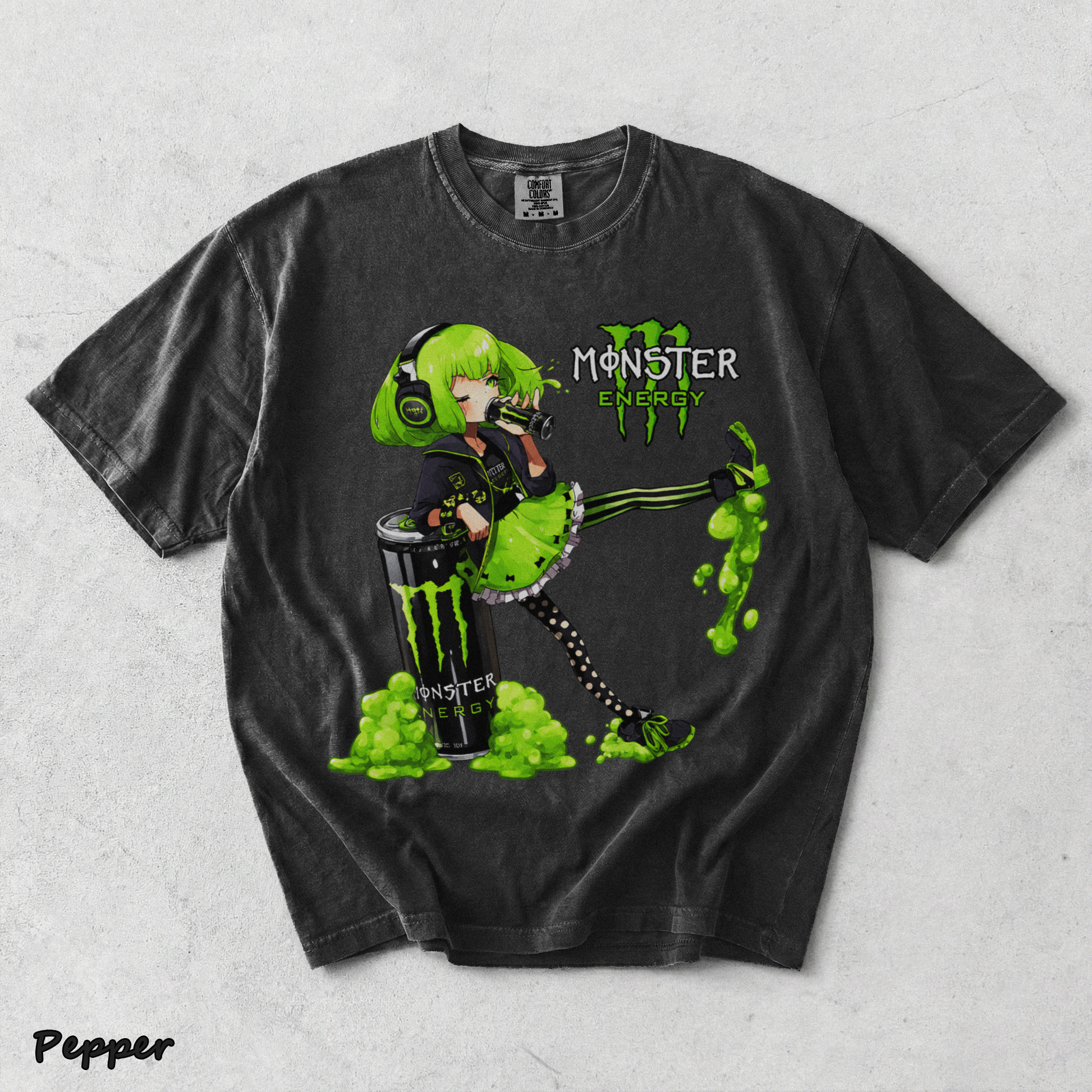 Monster Energy Anime Girl - Pepper mockup