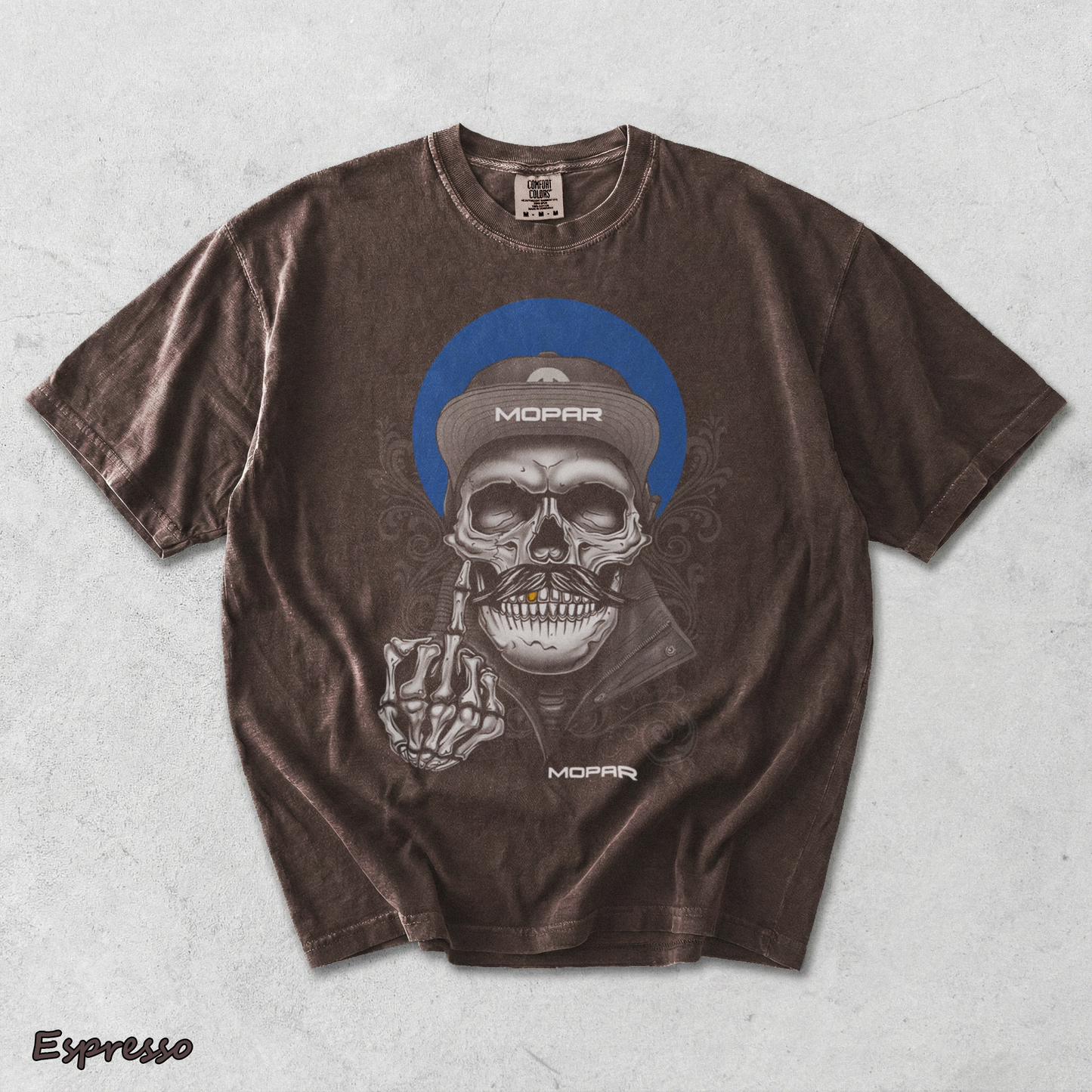 Mopar Skull - Espresso mockup