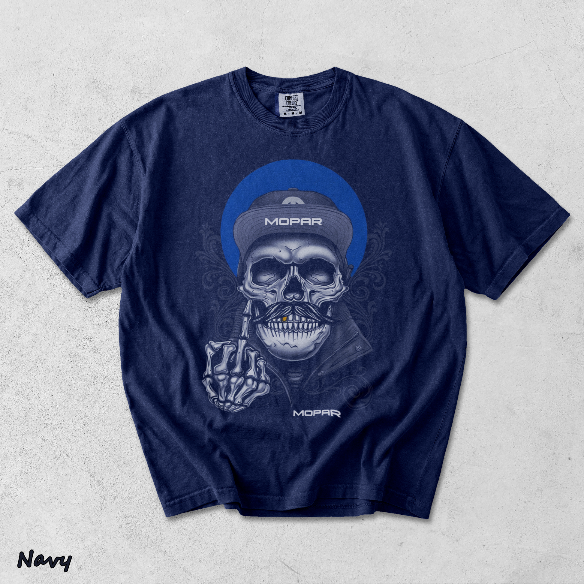 Mopar Skull - True Navy mockup