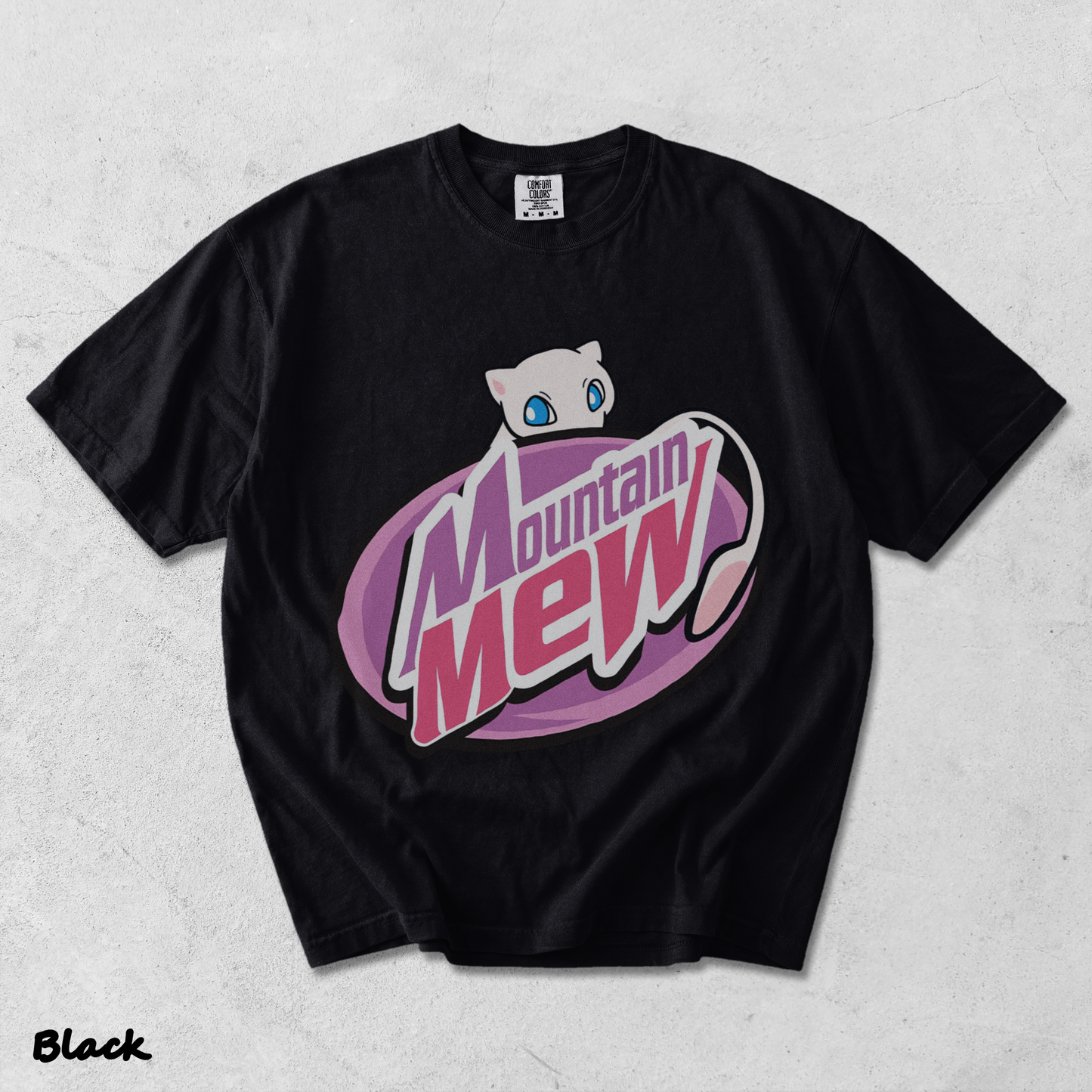 Mountain Mew - Black mockup