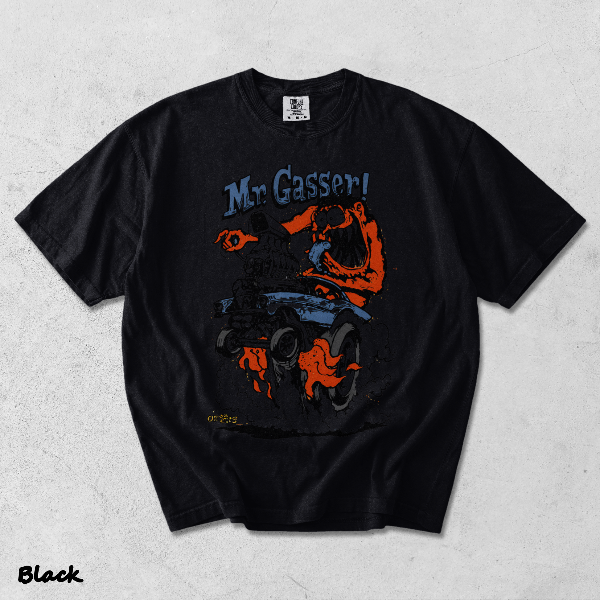 Mr Gasser Rat Fink - Black mockup