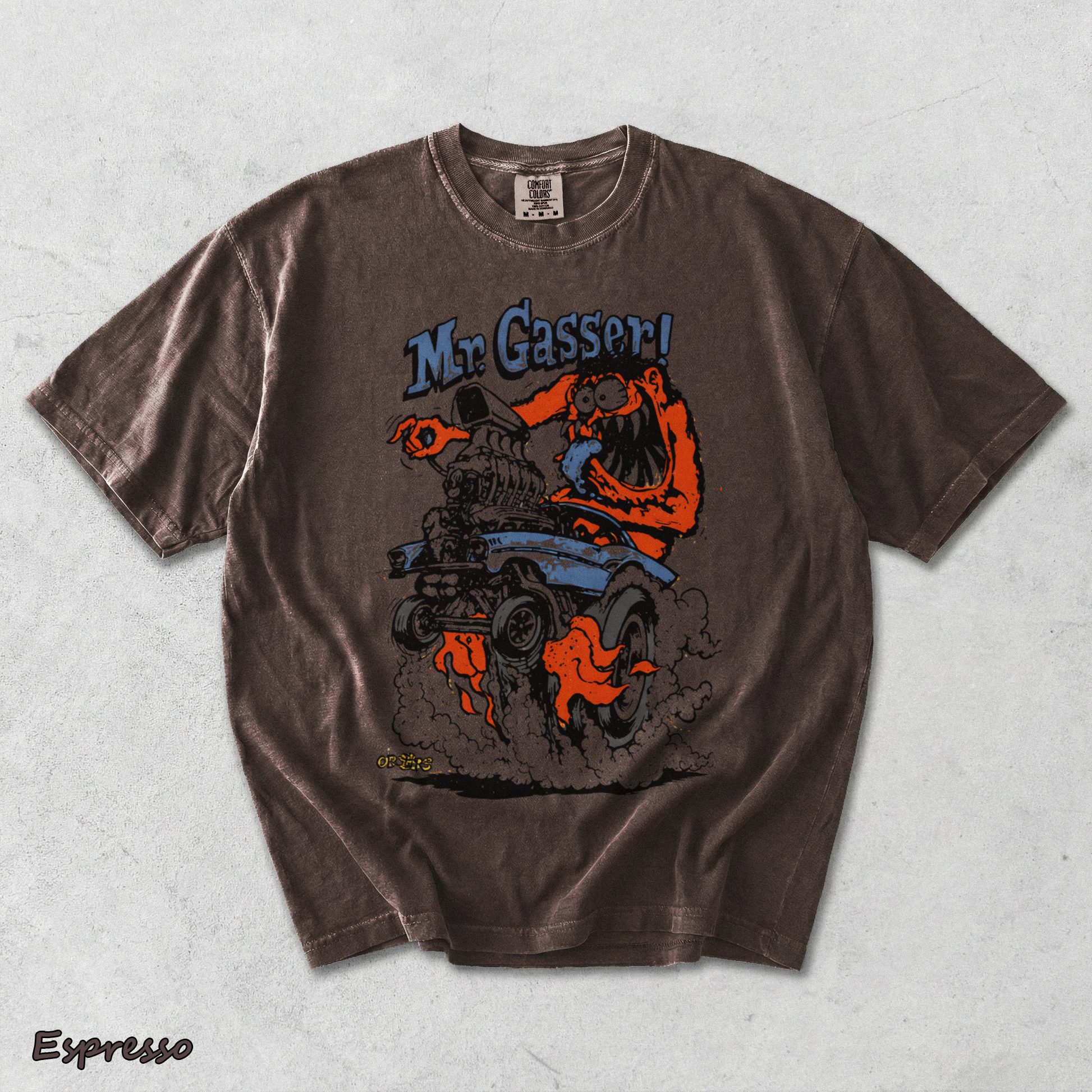 Mr Gasser Rat Fink - Espresso mockup