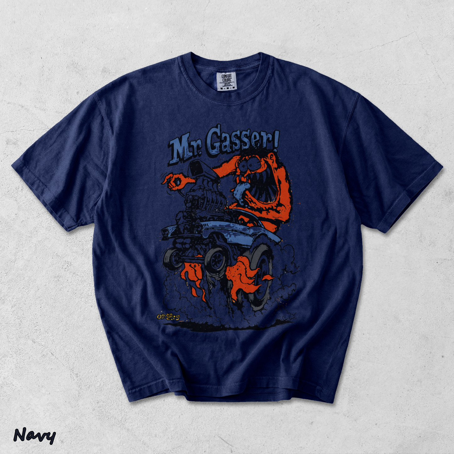 Mr Gasser Rat Fink - True Navy mockup