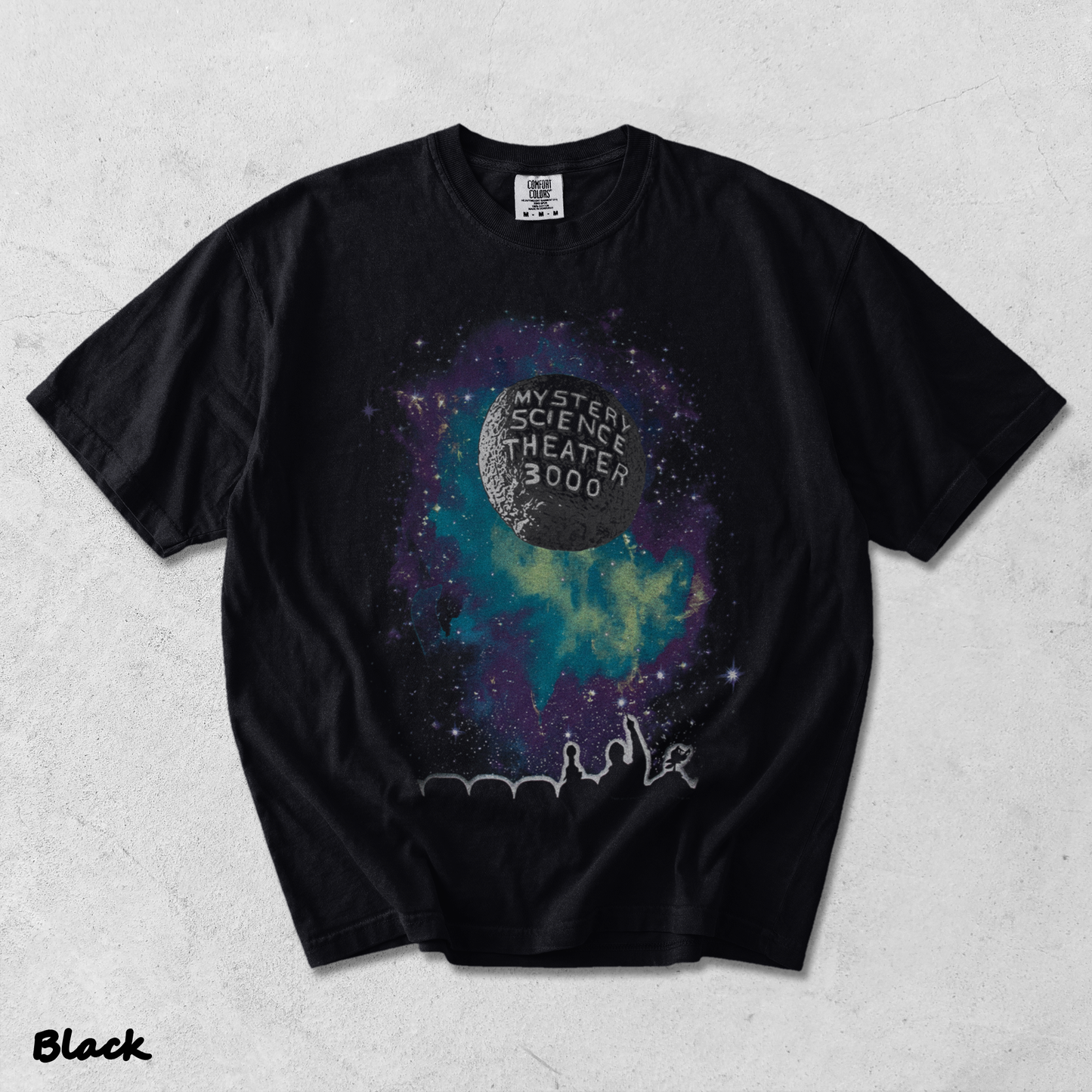 Mystery Science Theatre 3000 Mens T-Shirt - Black mockup