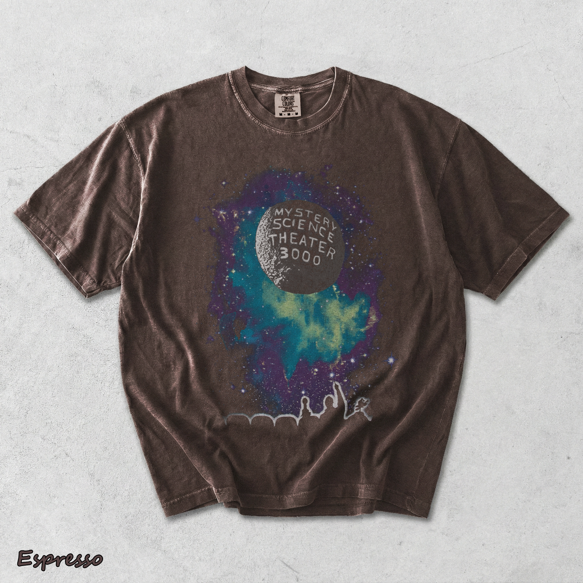 Mystery Science Theatre 3000 Mens T-Shirt - Espresso mockup