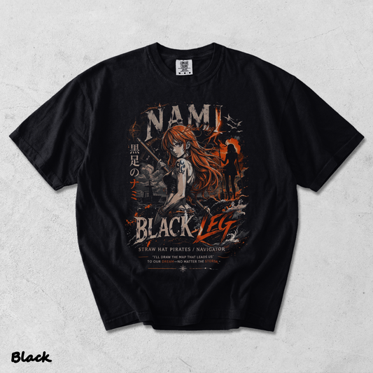 Nami Sanji - Black mockup