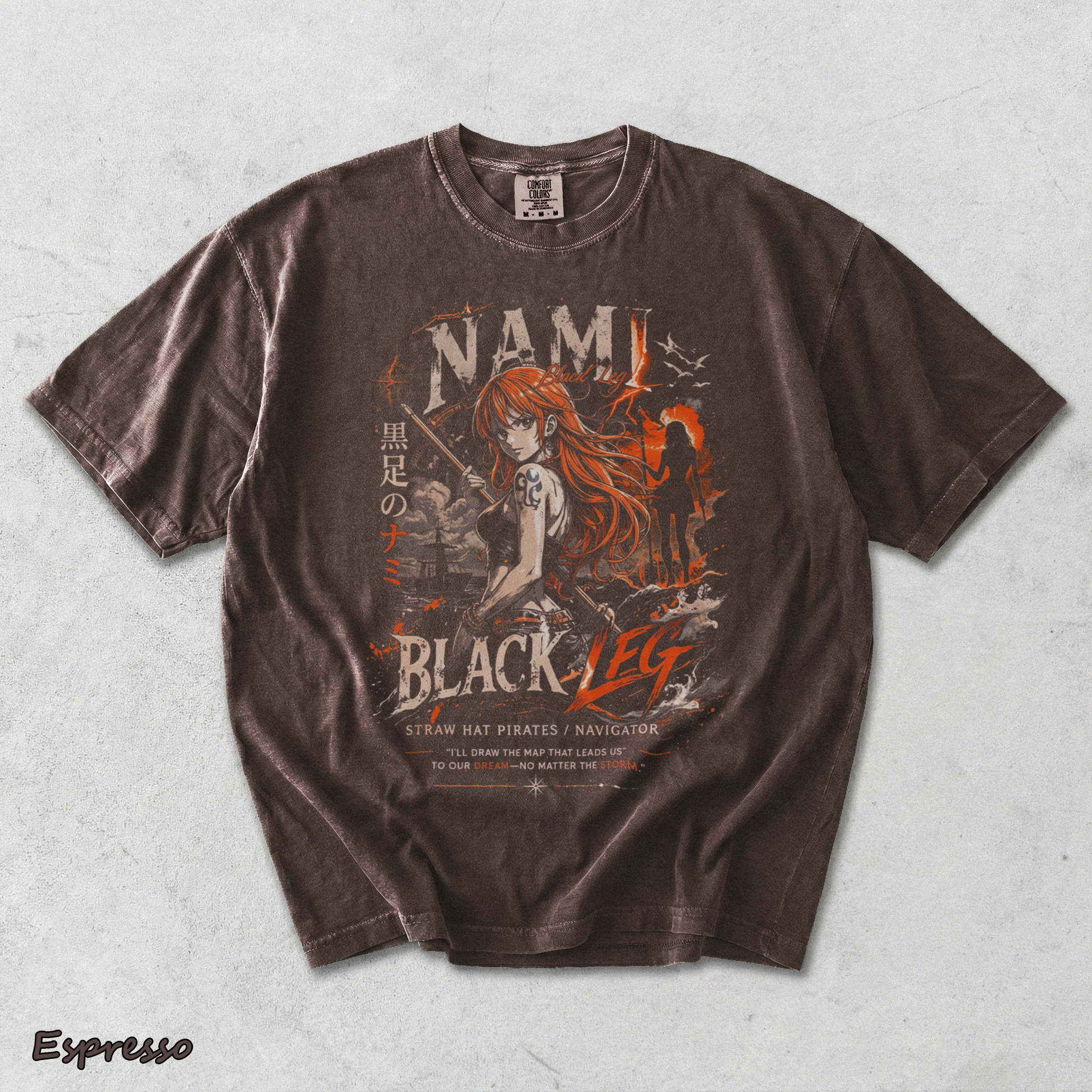Nami Sanji - Espresso mockup