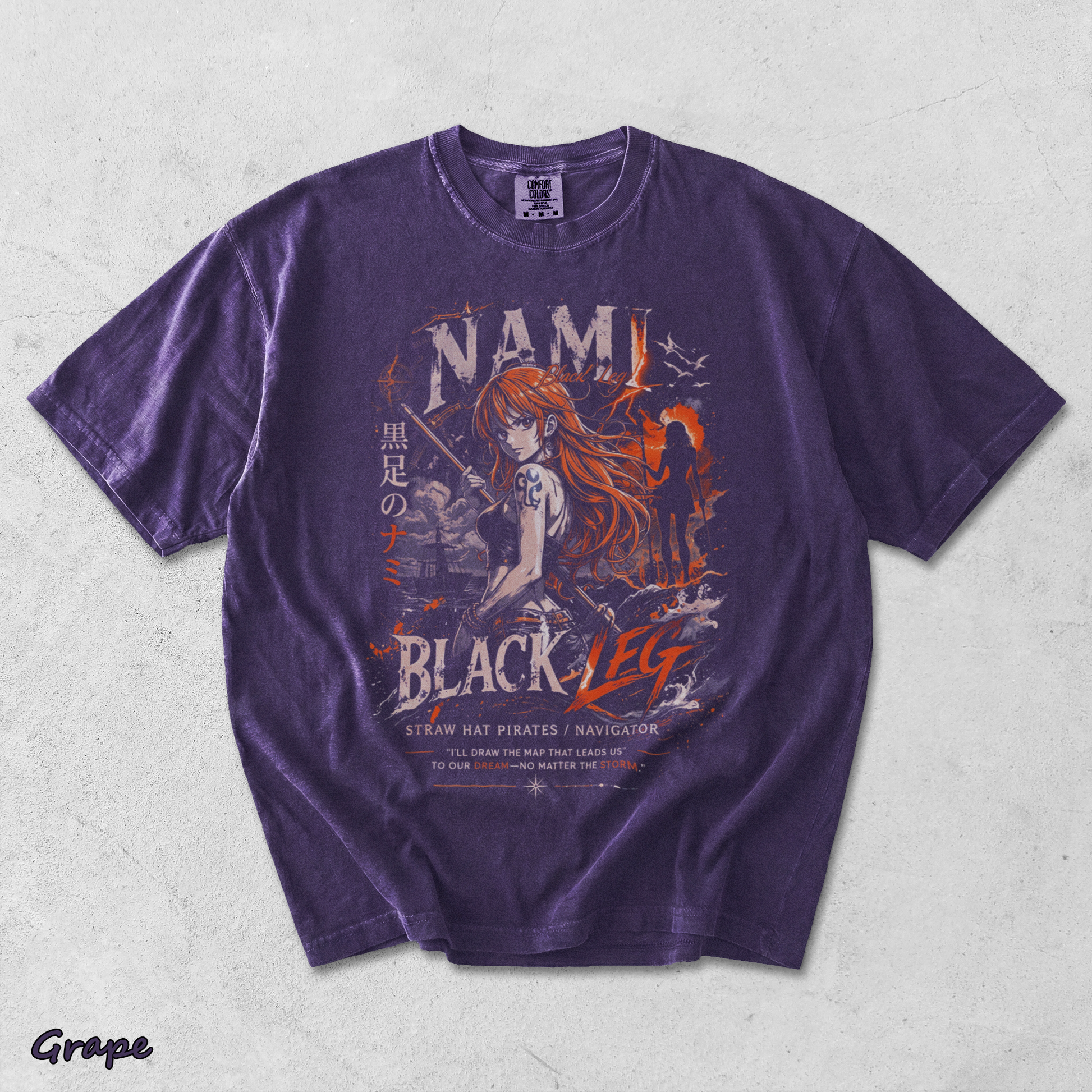 Nami Sanji - Grape mockup