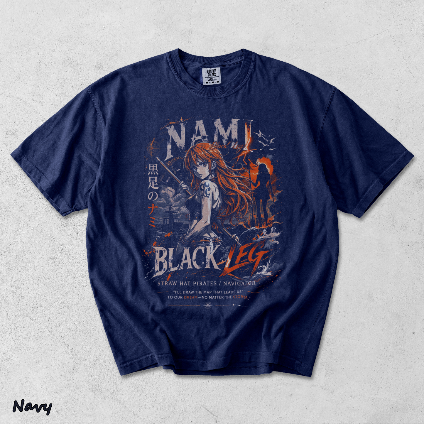 Nami Sanji - True Navy mockup