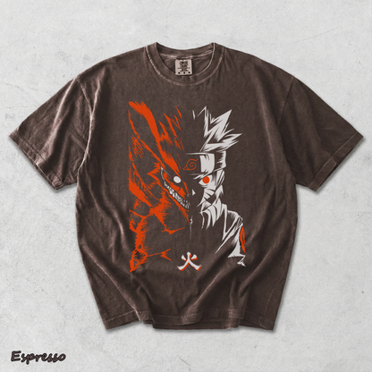 Naruto Nine Back - Espresso mockup