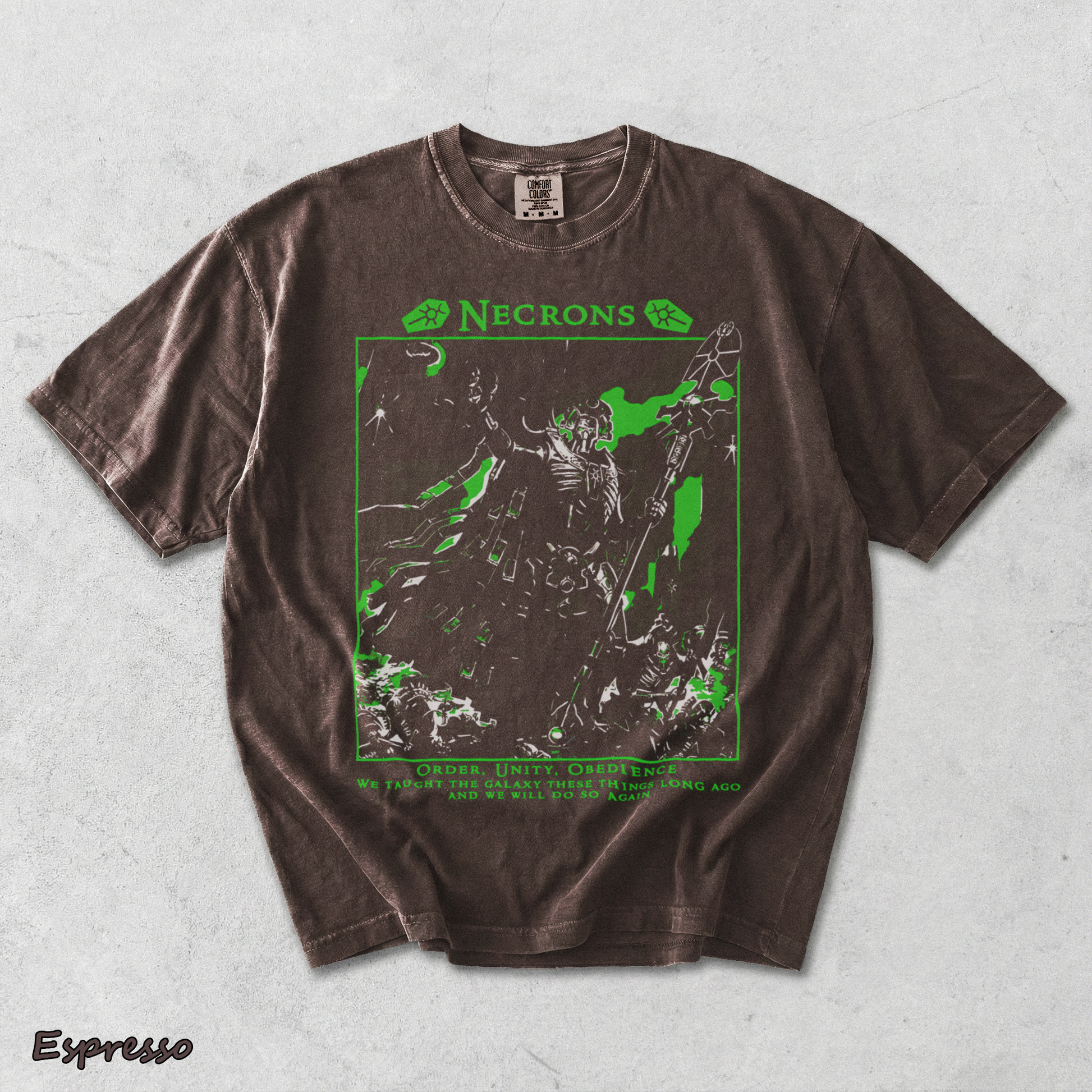 Necron Back - Espresso mockup