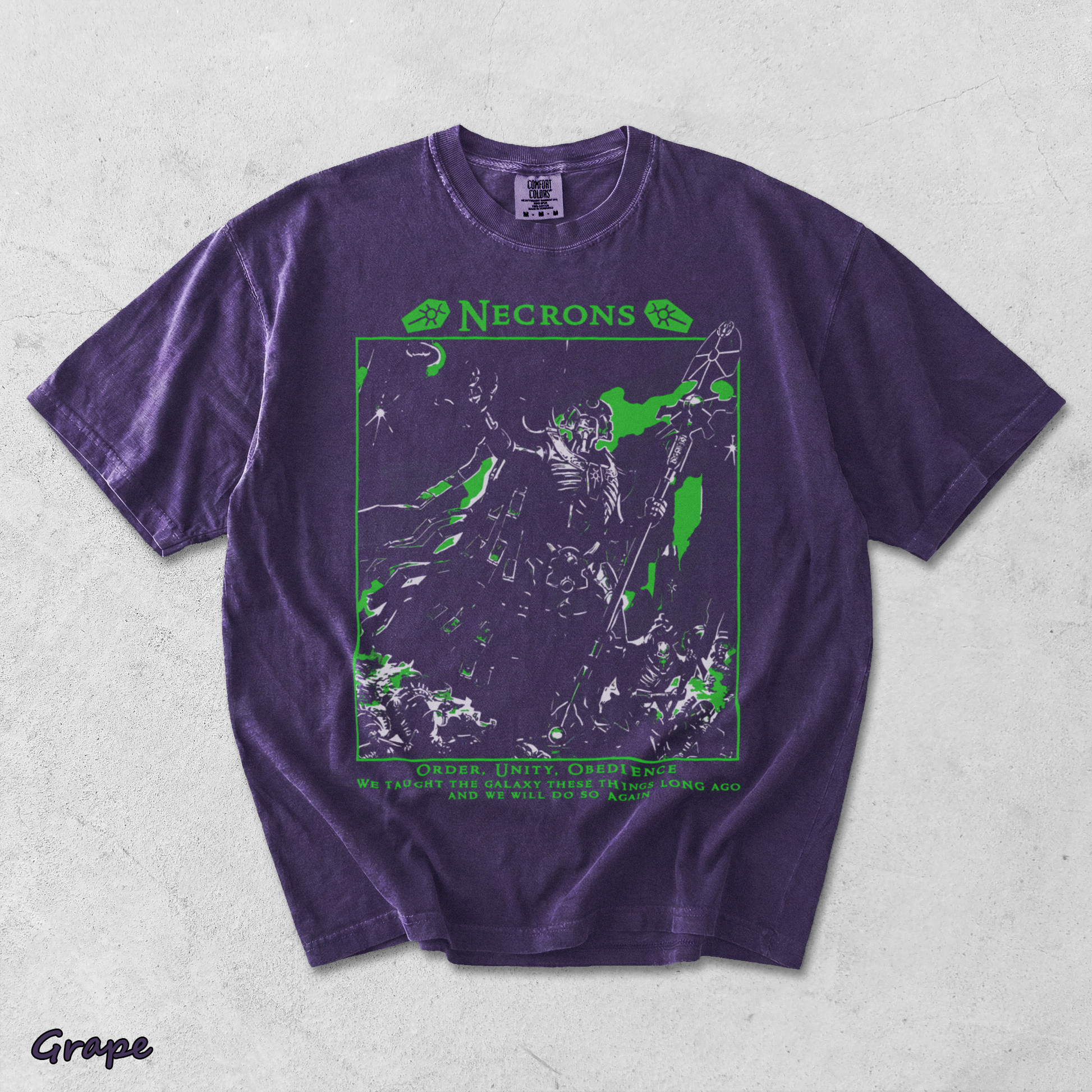 Necron Back - Grape mockup