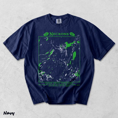 Necron Back - True Navy mockup
