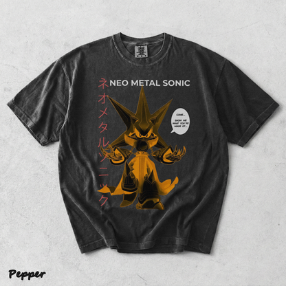 Neo Metal Sonic Anime Streetwear 3 - Pepper mockup