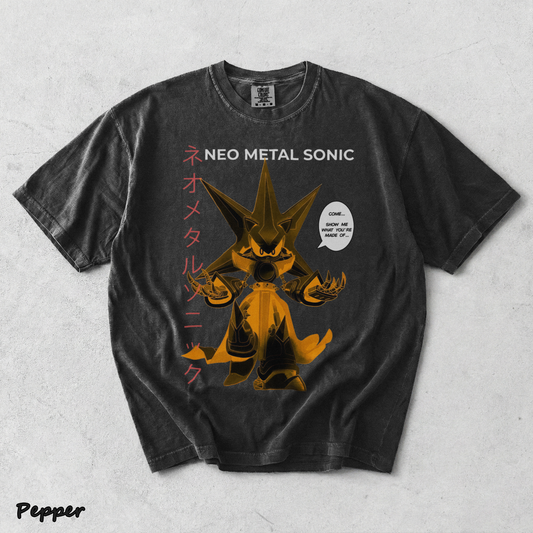 Neo Metal Sonic Anime Streetwear 3 - Pepper mockup