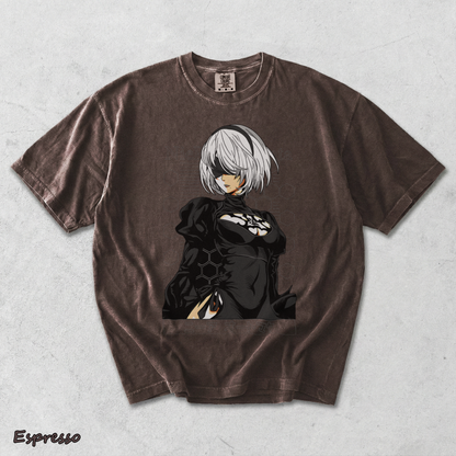 Nier Automata 2B 16-14407-78506 Nemo back - Espresso mockup