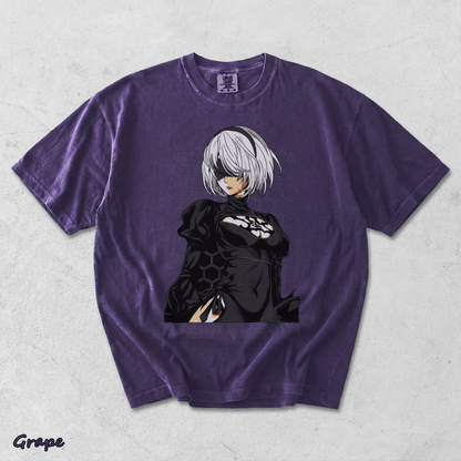 Nier Automata 2B 16-14407-78506 Nemo back - Grape mockup