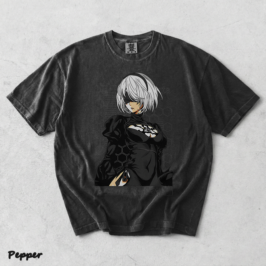 Nier Automata 2B 16-14407-78506 Nemo back - Pepper mockup