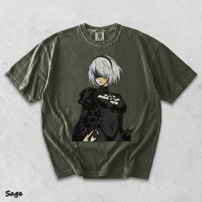 Nier Automata 2B 16-14407-78506 Nemo back - Sage mockup