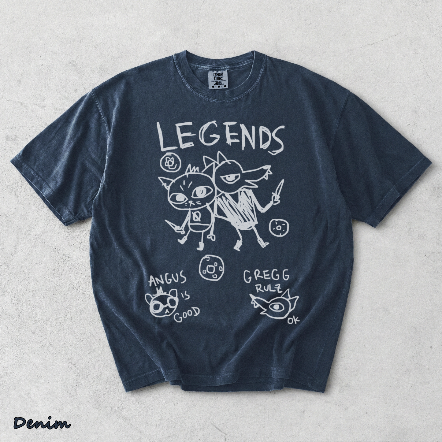 Night in The Woods - Denim mockup