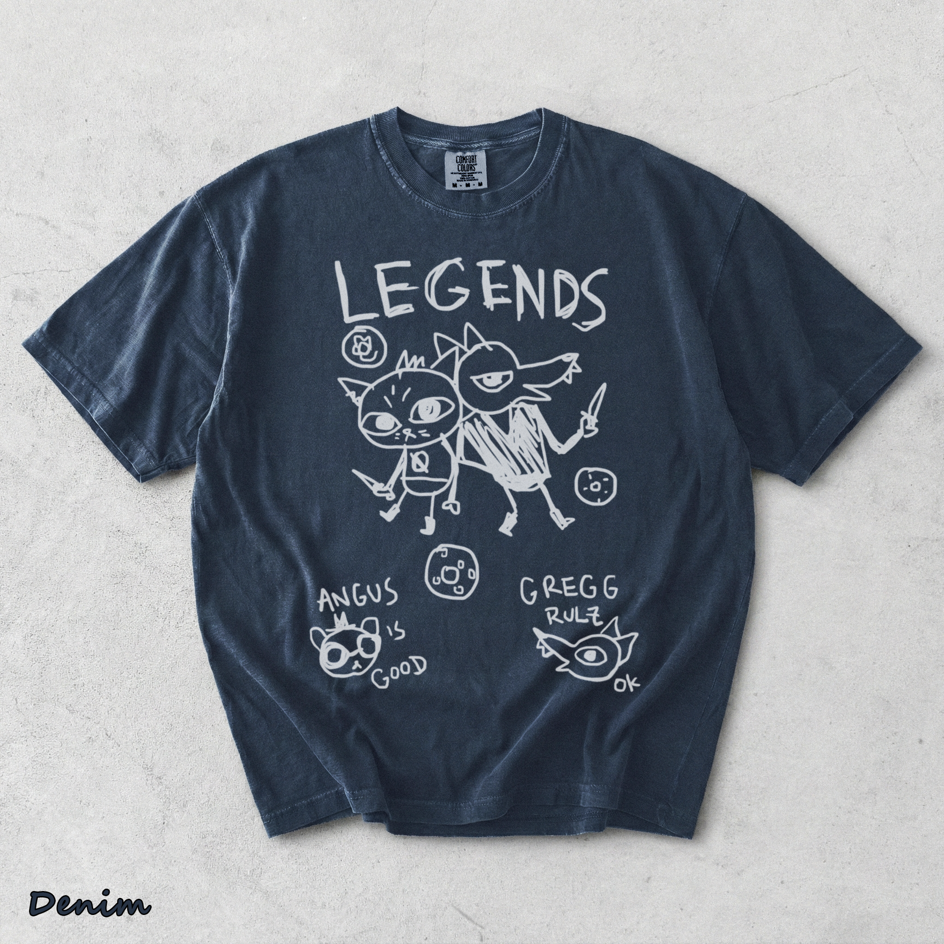 Night in The Woods - Denim mockup