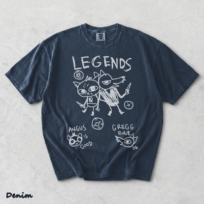 Night in The Woods - Denim mockup