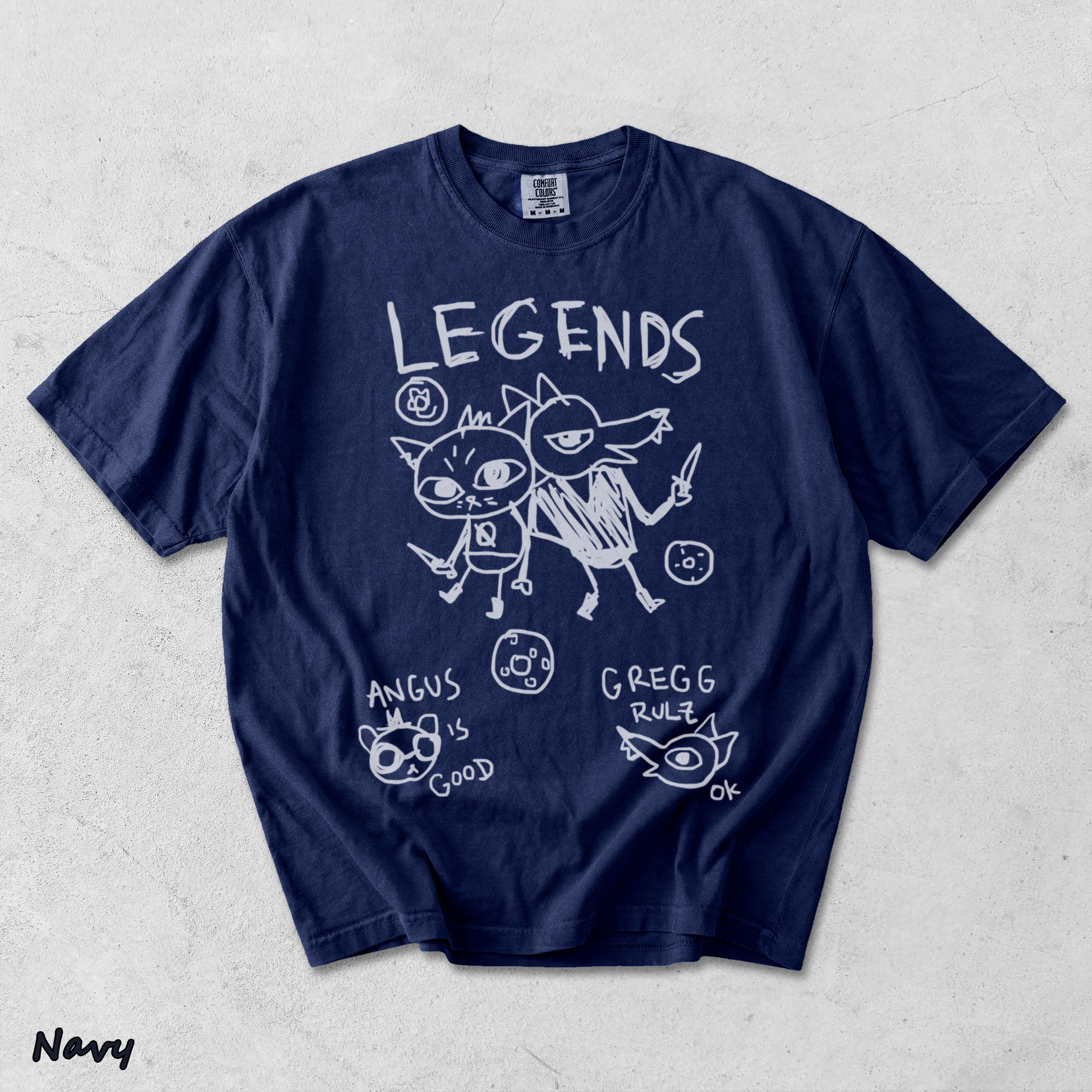 Night in The Woods - True Navy mockup