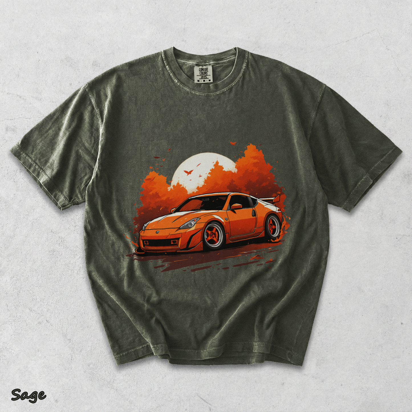 Nissan 350Z - Sage mockup