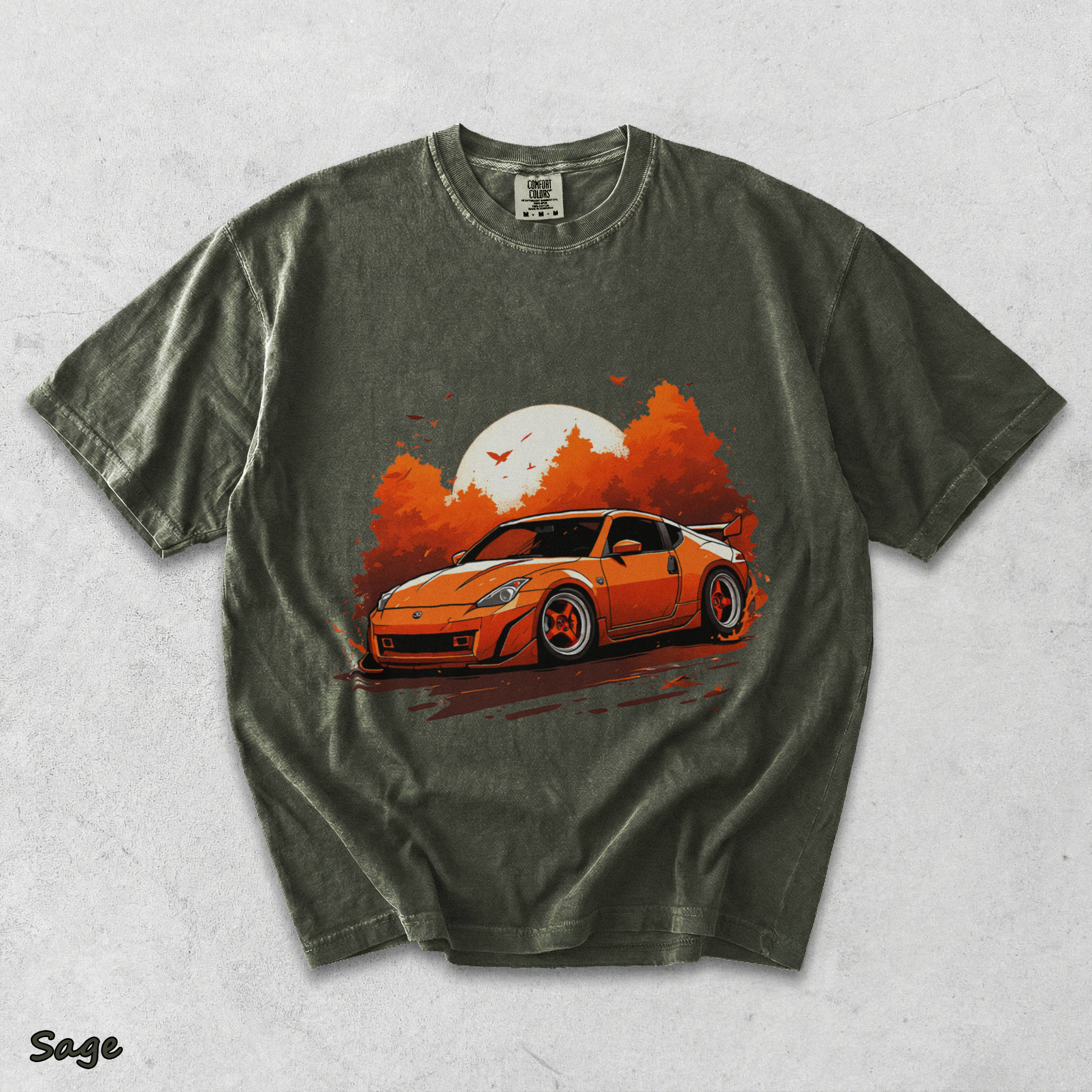 Nissan 350Z - Sage mockup