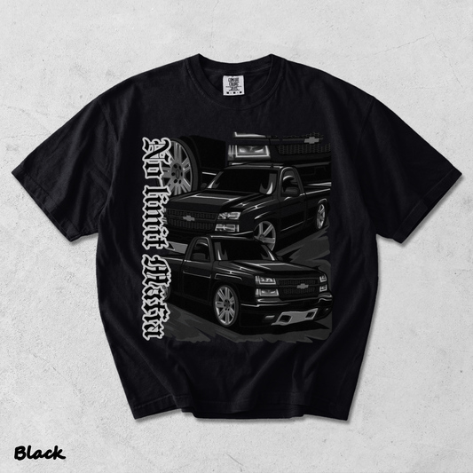 No Limit Mafia T-shirt back - Black mockup