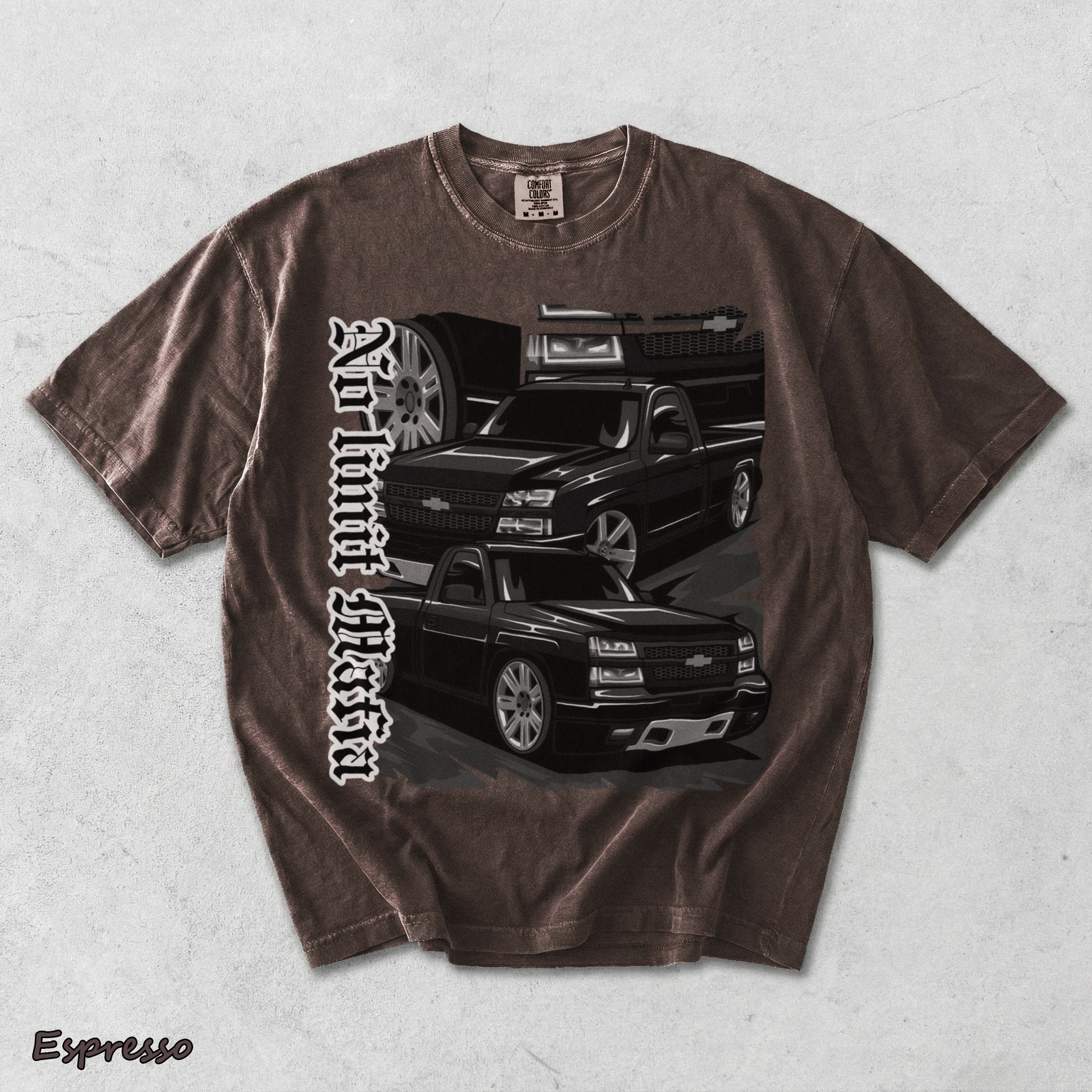 No Limit Mafia T-shirt back - Espresso mockup