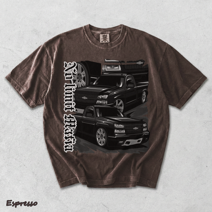 No Limit Mafia T-shirt back - Espresso mockup