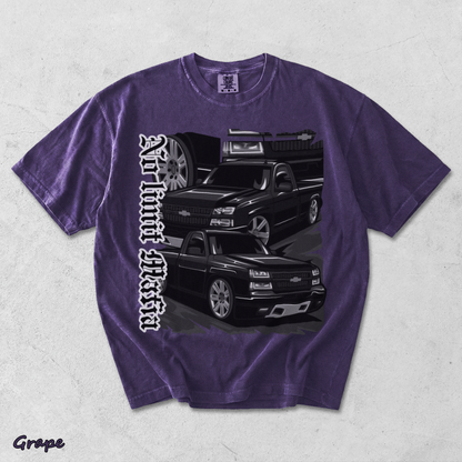 No Limit Mafia T-shirt back - Grape mockup