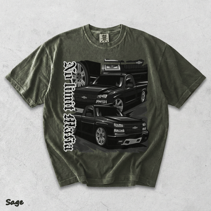 No Limit Mafia T-shirt back - Sage mockup