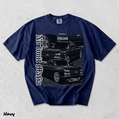 No Limit Mafia T-shirt back - True Navy mockup