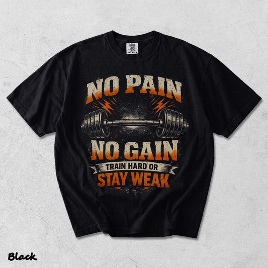 No Pain - Black mockup