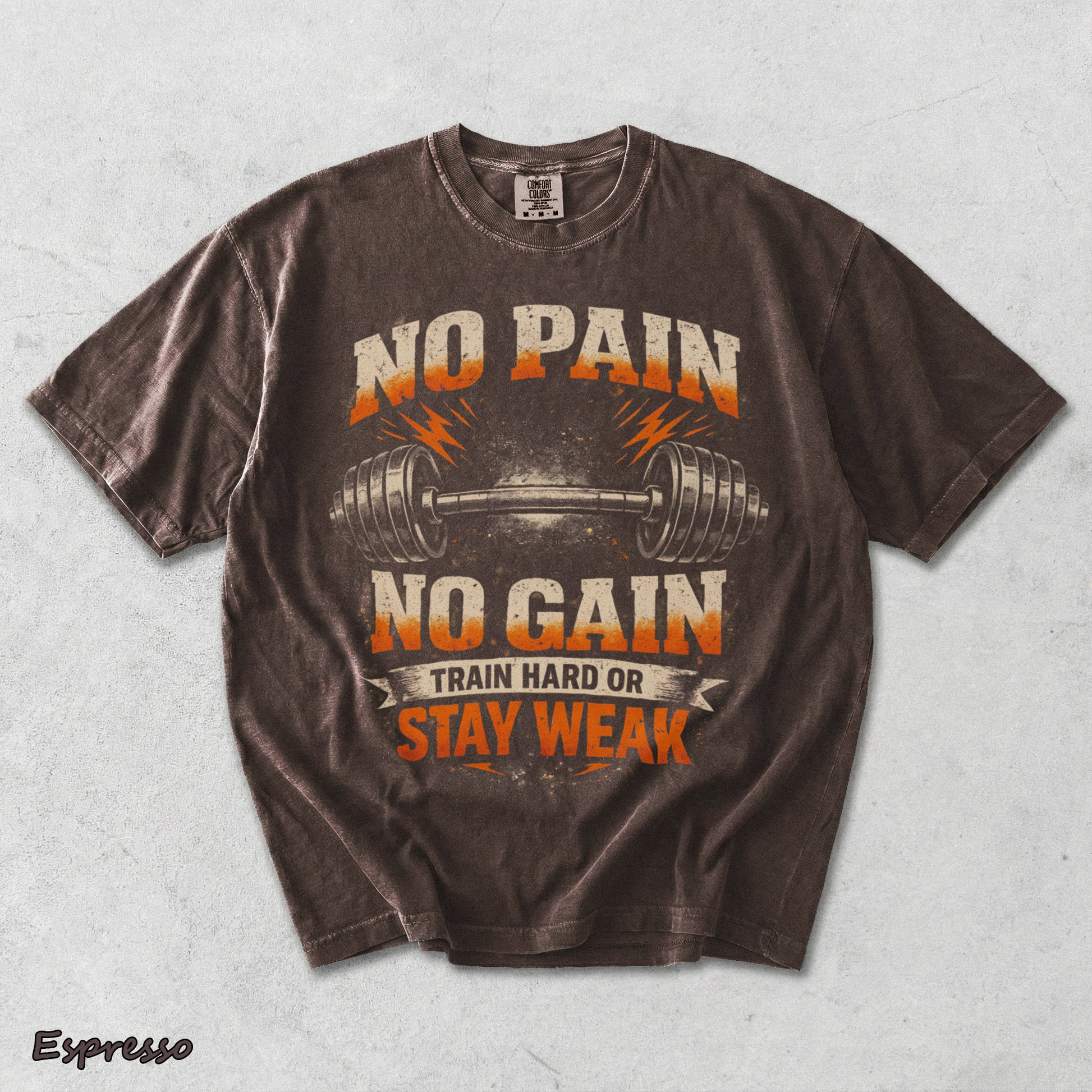 No Pain - Espresso mockup