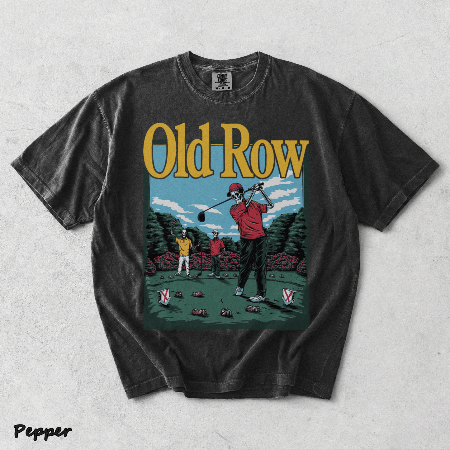Old Row Golf Back - Pepper mockup
