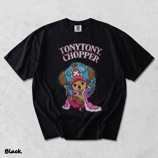 One Piece Tony Tony Chopper - Black mockup