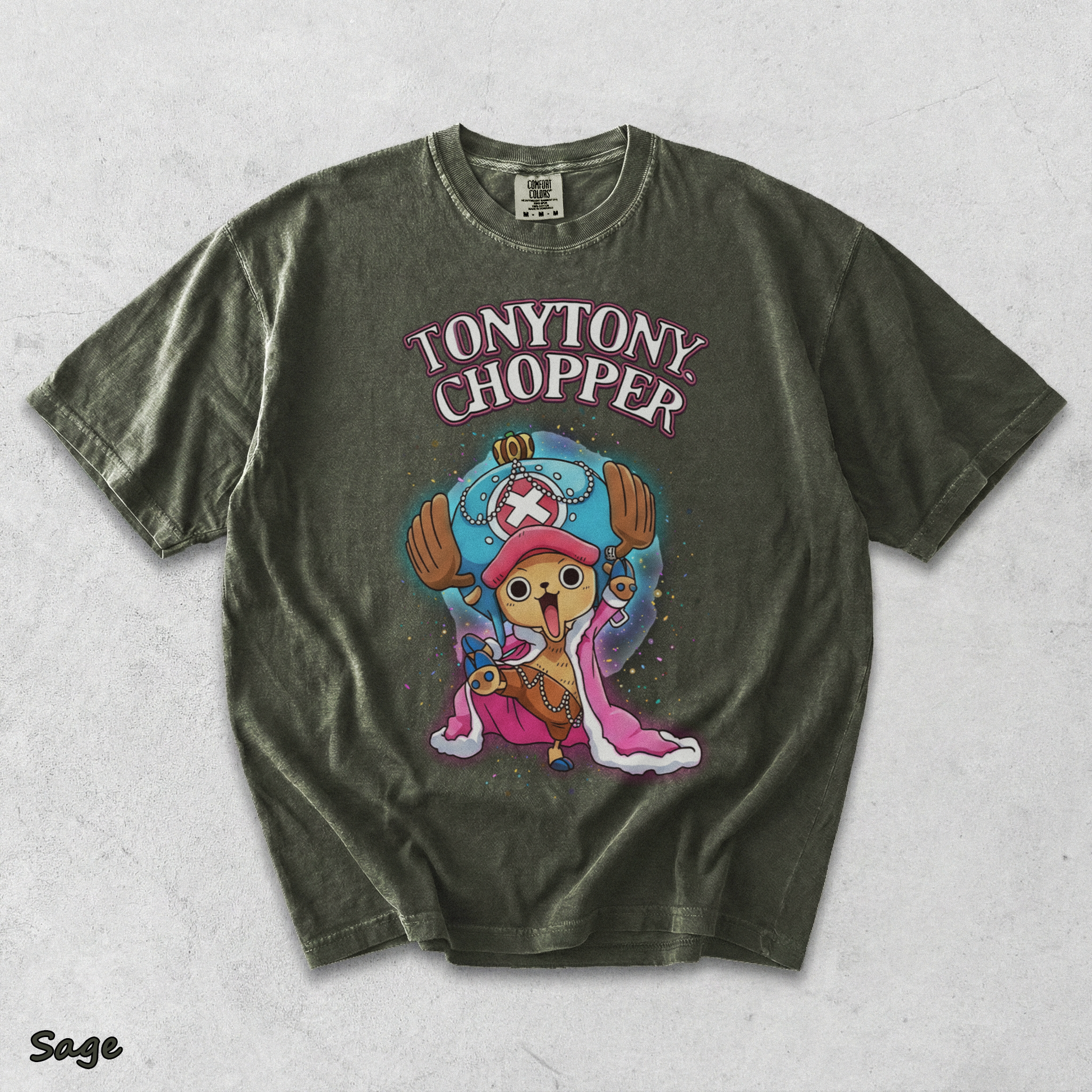 One Piece Tony Tony Chopper - Sage mockup