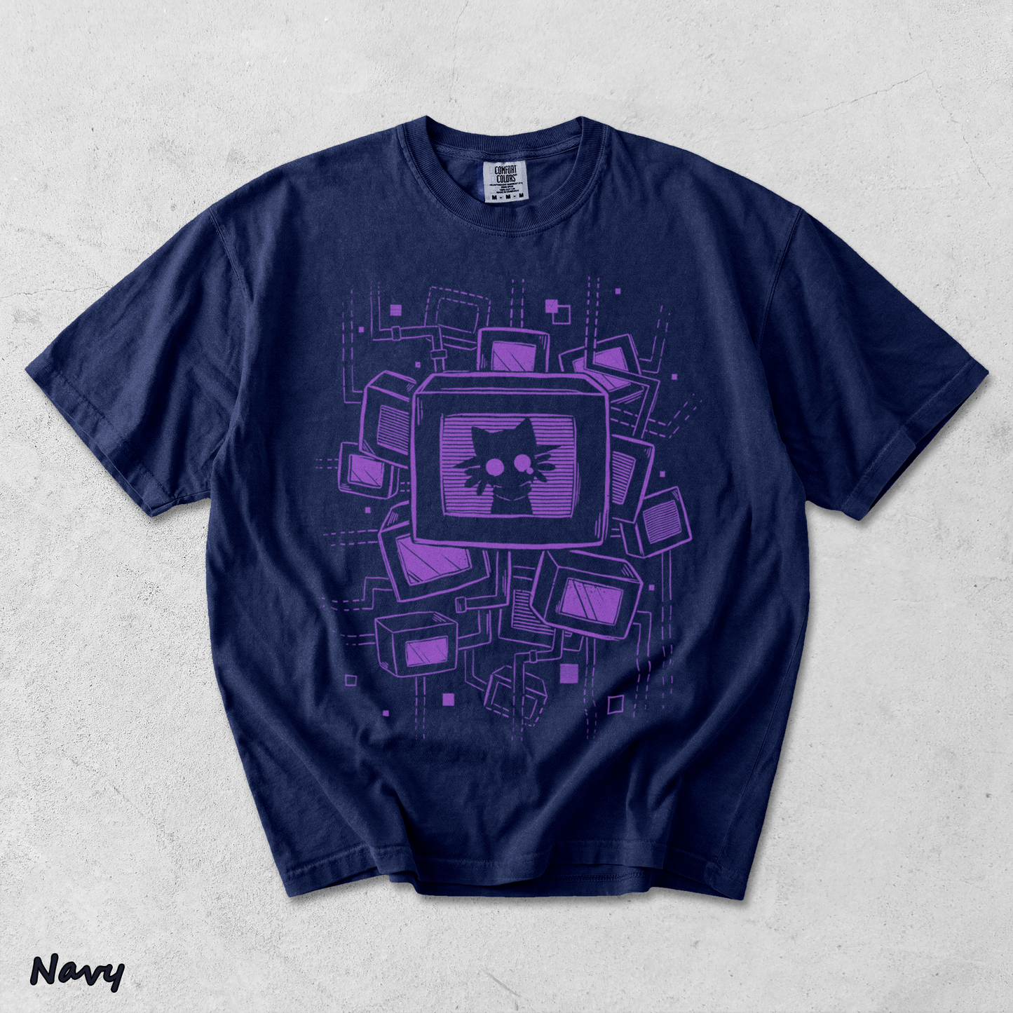 One Shot Nikko Indie Game - True Navy mockup
