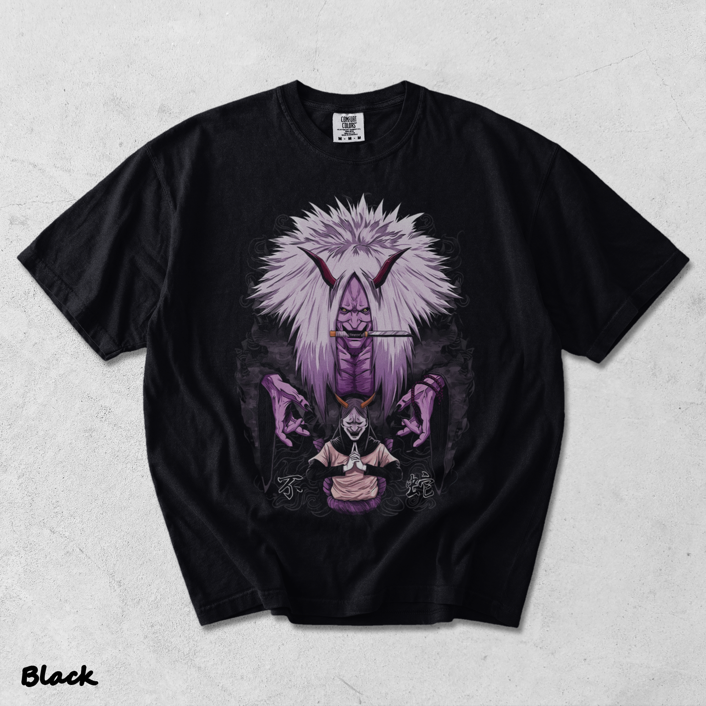 Orochimaru Reaper Death Seal - Black mockup