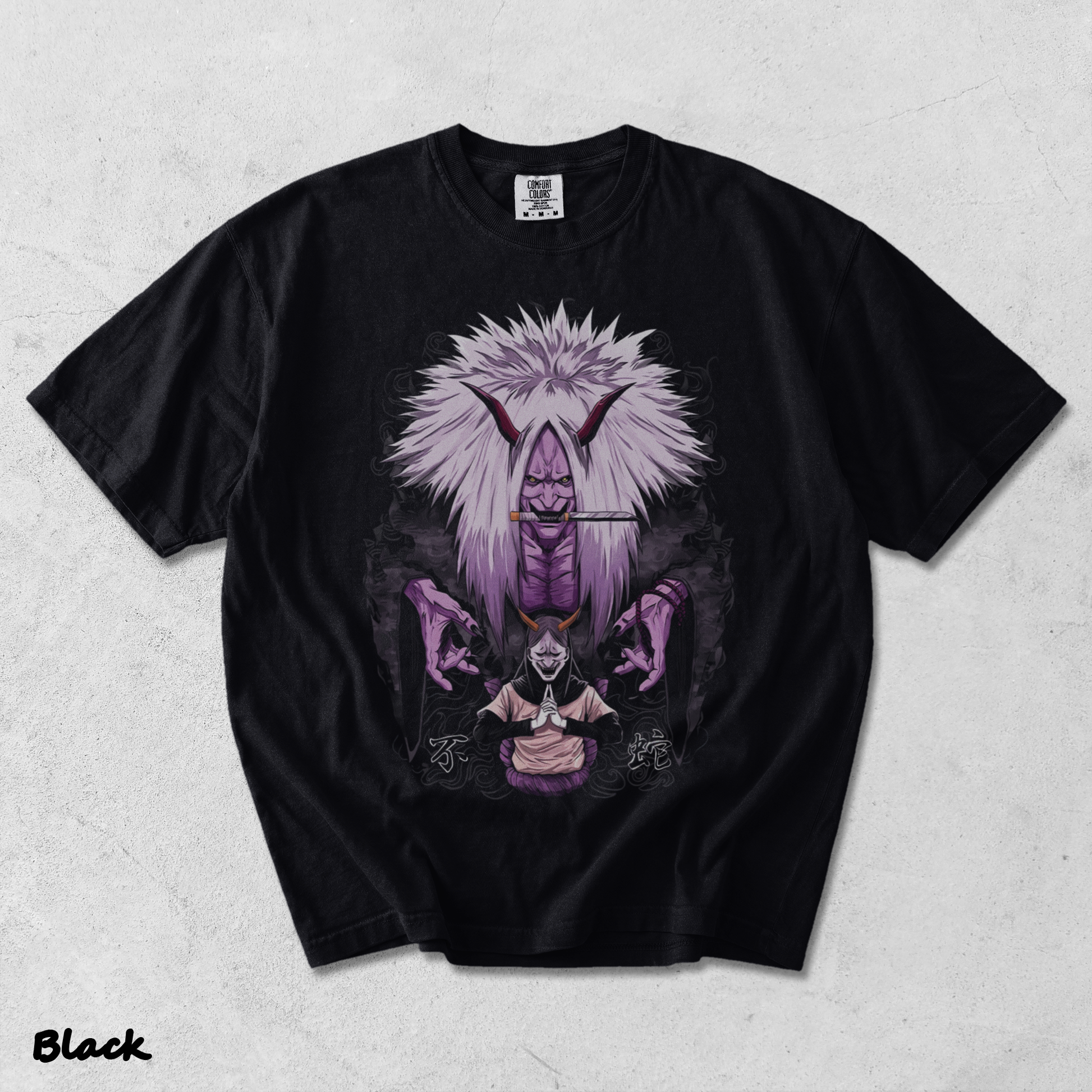 Orochimaru Reaper Death Seal - Black mockup