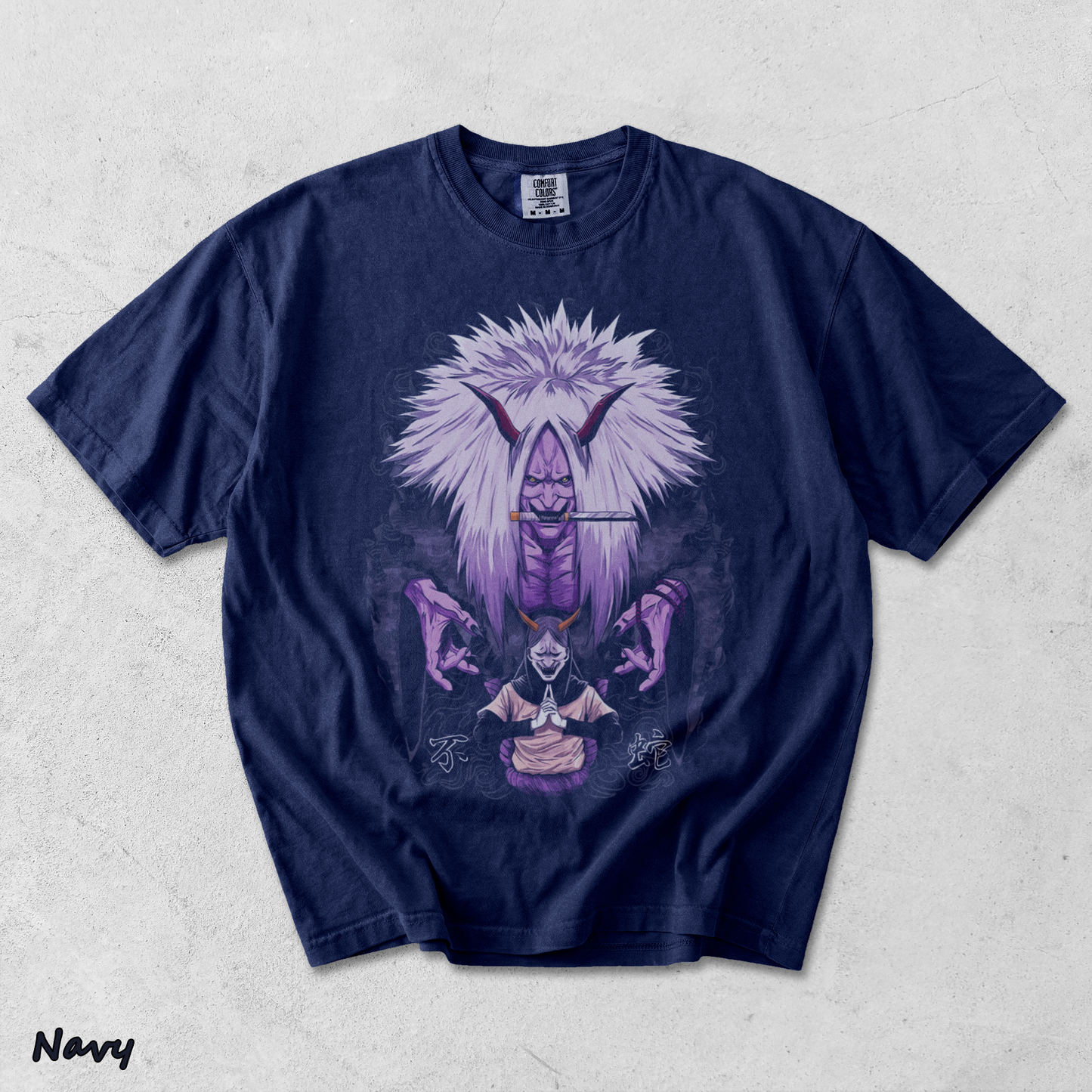 Orochimaru Reaper Death Seal - True Navy mockup