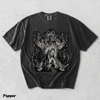 Our Goth Distressed Washed Snowflake - Pepper mockup