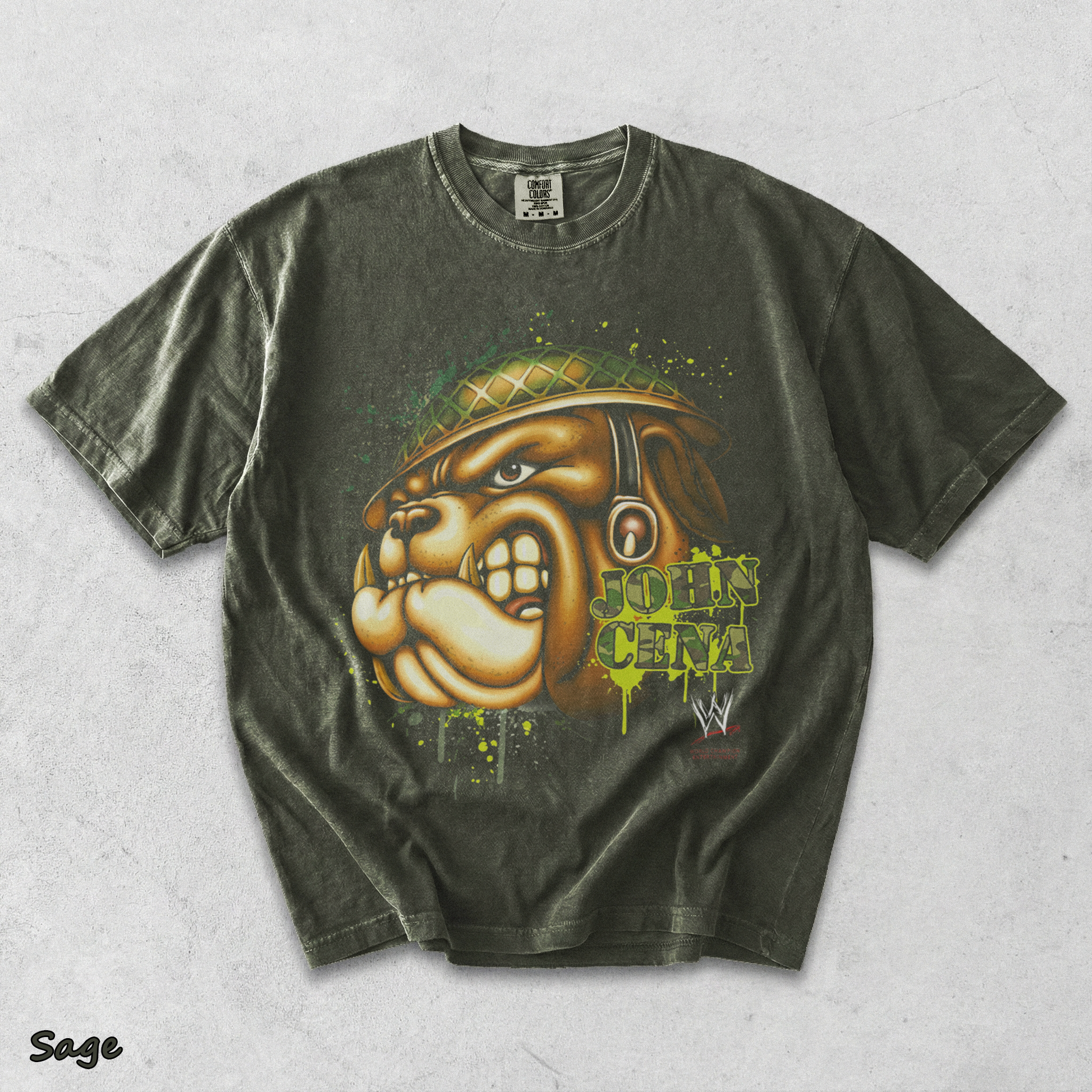 PacSun Men's WWE John Cena - Sage mockup