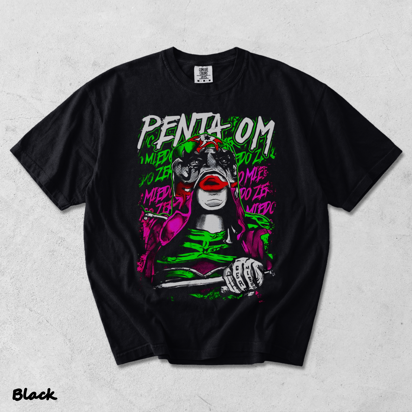 Penta El Zero Miedo Wrestling - Black mockup
