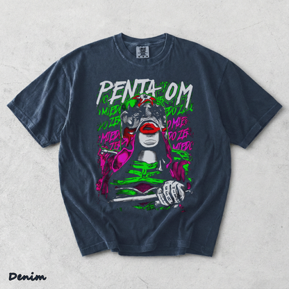 Penta El Zero Miedo Wrestling - Denim mockup