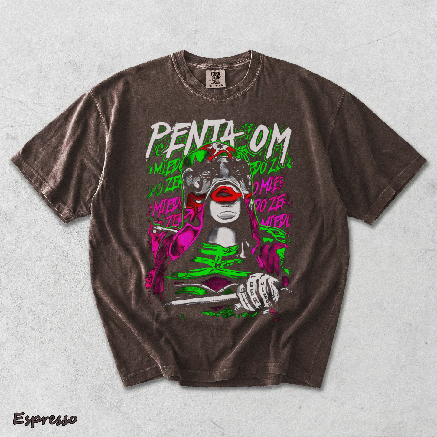 Penta El Zero Miedo Wrestling - Espresso mockup